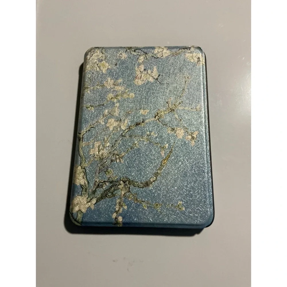 WALNEW Kindle Case 6inch kindle 11th Gen 2024 Tree Flowers Smart Auto Sleep Wake